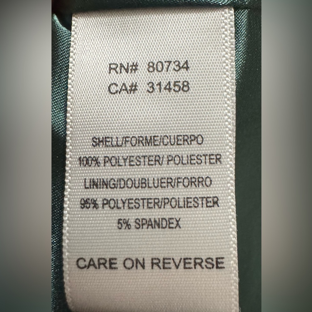 CK Dark Green Women's Dress - Picture 5 of 5